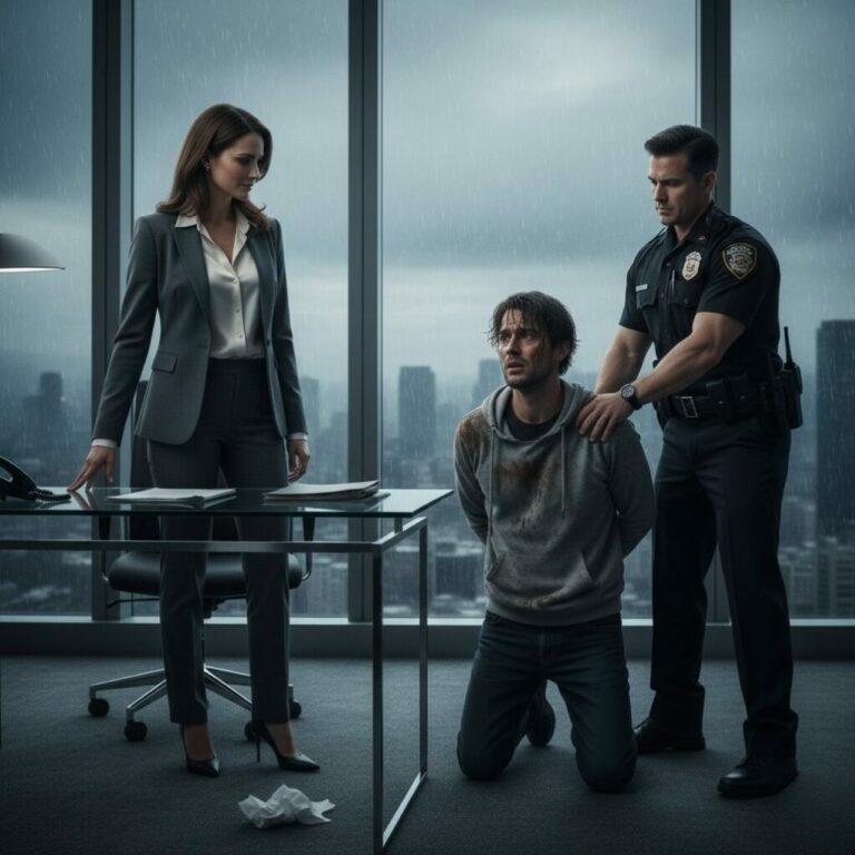 “I watched him smirk, chewing the steak I paid for while spitting venom. ‘You’re a worthless failure,’ he sneered, ‘Even a beggar has more dignity than you.’ I didn’t scream. I didn’t cry. I simply placed my napkin on the table and walked out, leaving him with a debt he couldn’t imagine. Two weeks later, the police arrived at his door. ‘Please, sis, help me!’ he sobbed. I leaned in and whispered, ‘Who’s the failure now?'”