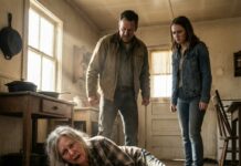 When I told my daughter, “The farm money isn’t yours,” her smile snapped into something feral. “You’ll regret this,” she hissed. My older son stepped forward next—and the crack in my chest stole my breath as I hit the floor. Lying there, gasping, I didn’t scream. I didn’t beg. I made one call. Twenty minutes later, they learned how quickly power can change hands.