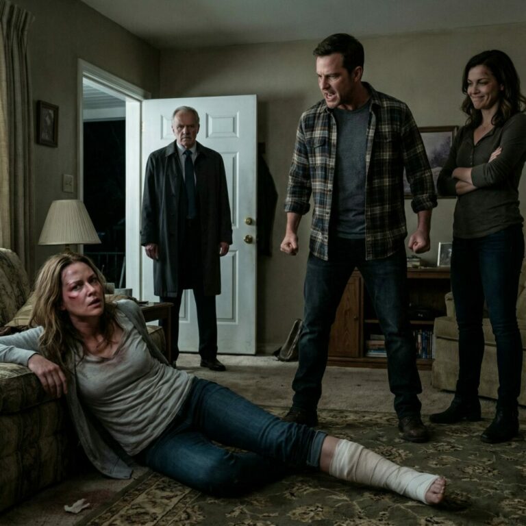 Creí que el estruendo era un trueno, hasta que el dolor estalló y mi pierna se dobló bajo mi cuerpo. “No le contestas así”, siseó mi marido mientras me arrastraba por las escaleras del sótano y cerraba de golpe con llave. En la oscuridad, susurré: “Has cometido un error fatal”. Él cree que estoy rota. No sabe que mi padre mueve las sombras de esta ciudad. Esta noche dejo de llorar. Mañana, cobro.