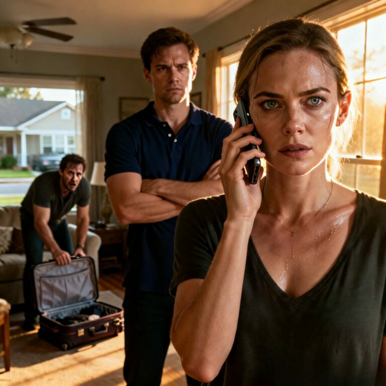 “Get out! You’re trespassing!” Her voice, sharp as broken glass, cut through the air. My own home. My sanctuary. And standing beside her, silent, was my brother. The brother who once swore to protect me. “This isn’t happening,” I whispered, but her cold, dead eyes, and the phone already pressed to her ear, screamed otherwise. The police were on their way. For me. In my house. What dark secret had been festering for years to lead to this ultimate betrayal?