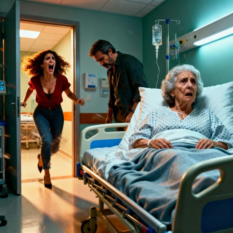 Herí los ojos cuando mi nuera gritó en la habitación del hospital: “¡No puede ser… ella es mi…!” Mi hijo bajó la mirada. Días antes, cuando le llamé desde urgencias, solo me dijo: “No tengo tiempo ni dinero para dramas, mamá.” Yo acababa de heredar 23 millones. Y en ese silencio, entendí que el dinero no fue lo que más perdí ese día…