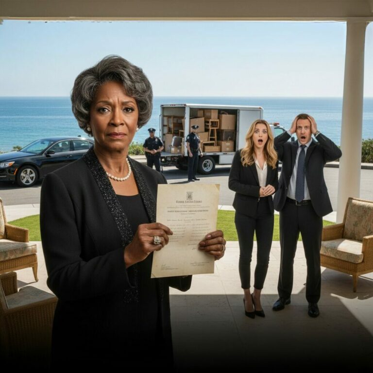 “My own daughter’s voice was cold as ice on the phone: ‘Pack your bags, Mom. I’ve already sold your beach house. We’re leaving tomorrow.’ My heart stopped, but not for the reason she thought. As she went to hang up, I let out a chilling laugh that echoed through the empty hallway. ‘You forgot one tiny detail, darling,’ I whispered. Her silence was deafening. She thought she’d stripped me of everything, but she had no idea whose house she actually sold…”