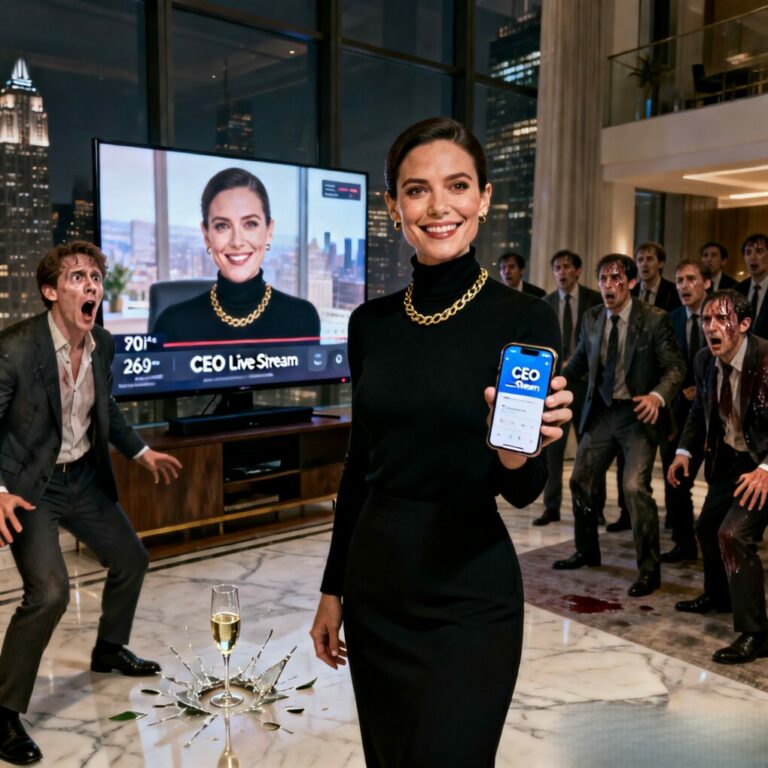 “Still jobless, little sis? Maybe if you cleaned the floors as well as you cry, you’d have a paycheck!” My brother’s laughter roared, echoed by his friends—the very men who cashed my checks every Friday. I didn’t flinch. I just adjusted my coat and smiled. “Enjoy the party, boys,” I whispered, “it’s the last thing you’ll celebrate on my dime.” They thought they were mocking a failure. They didn’t realize they were insulting the woman who was about to sign their termination papers. The question is: who’s laughing now?