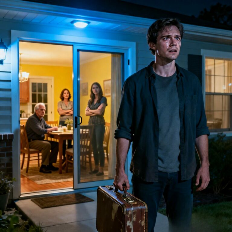 Leave the key. Don’t come back.” My father’s voice didn’t shake—mine did. My mother wouldn’t look at me. My sister pressed a suitcase into my hands like she’d been waiting for this moment. “This was never your home,” she said. I thought that was rock bottom… Until my phone rang. The bank knew something I didn’t. And suddenly, they were the ones with nothing left.