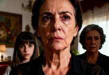 “‘Esta será la única abuela de mi hijo’, dijo mi hija, y sentí que me arrancaban el apellido.” Aplaudieron. Yo me quedé quieta, escribiendo en silencio mi confesión. No hice escena; hice cuentas. Porque cuando te sustituyen en público, te enseñan quién manda en privado. A la mañana siguiente, algo tocó su timbre… y ya no hubo brindis.