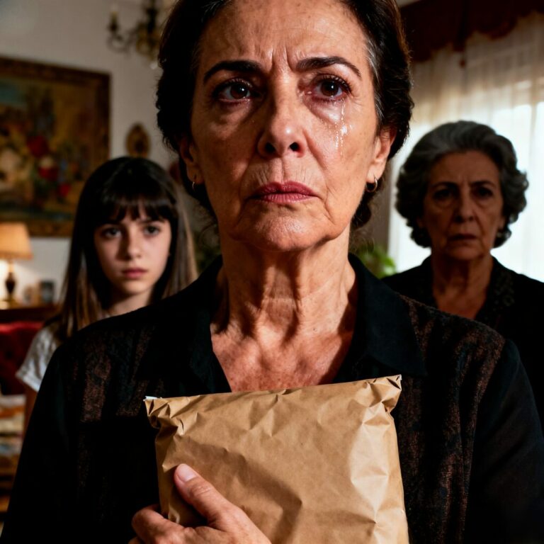 “‘Esta será la única abuela de mi hijo’, dijo mi hija, y sentí que me arrancaban el apellido.” Aplaudieron. Yo me quedé quieta, escribiendo en silencio mi confesión. No hice escena; hice cuentas. Porque cuando te sustituyen en público, te enseñan quién manda en privado. A la mañana siguiente, algo tocó su timbre… y ya no hubo brindis.