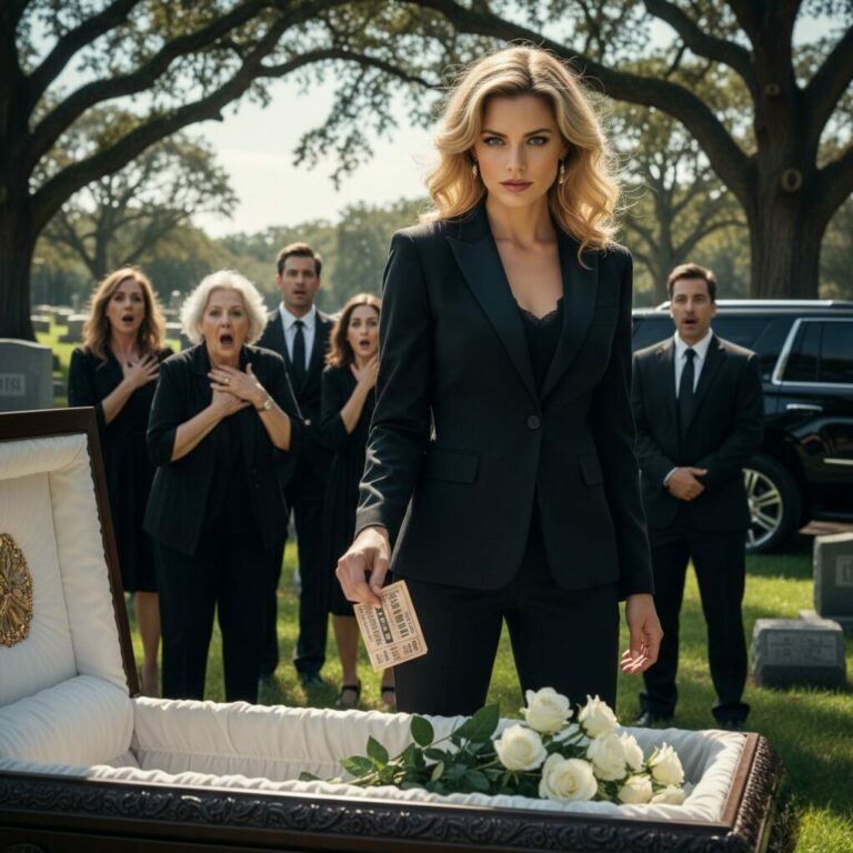 “My 18th birthday gift wasn’t a cake; it was a black trash bag and a cold, one-way ticket out of my mother’s life. ‘Don’t ever come back,’ she whispered, her eyes devoid of love. I vanished for a decade, letting them believe the shadows had swallowed me whole. But as they stood weeping over my empty casket today, I stepped into the light. ‘Did you miss me, Mother?’ I smiled. The silence that followed was louder than any scream. The real nightmare is only just beginning.”