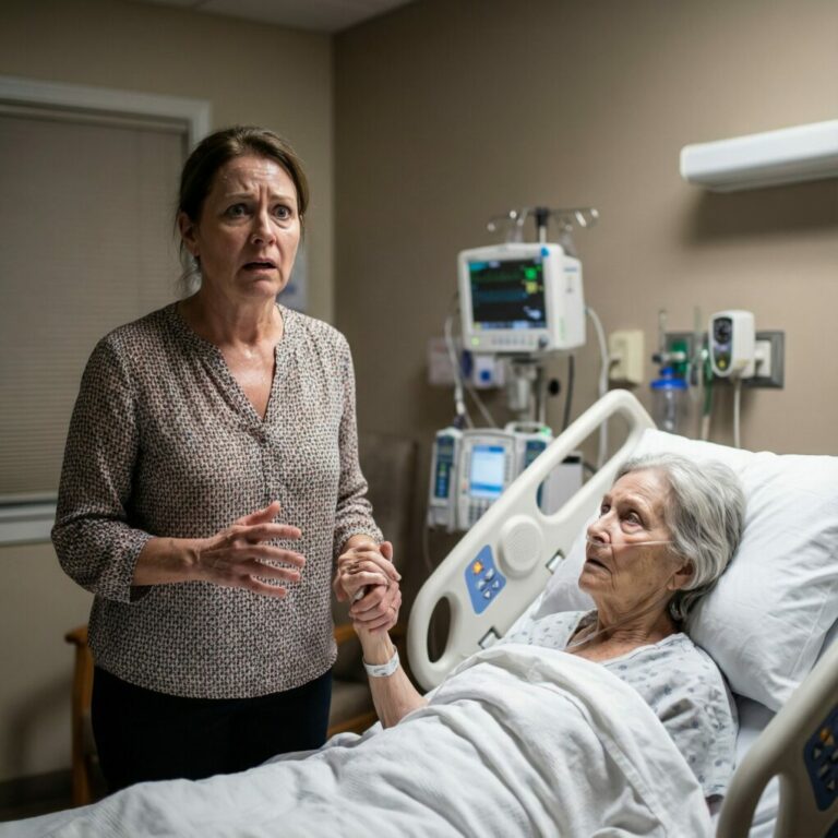 My son and his wife went on a trip, leaving me to care for her mother, who was ‘in a coma’ after an accident. As soon as they left, she opened her eyes and whispered something that made my spine freeze…