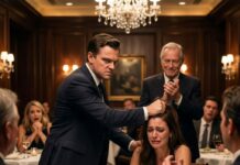 At a fancy dinner, my son-in-law yanked my daughter’s hair because she ordered the “wrong” wine. His father clapped and said, “She needs to know her place.” My daughter wept silently, too scared to move. I stood up, my years of keeping the peace shattering. I didn’t scream. Instead, I did something that silenced the entire restaurant and ended his control forever….