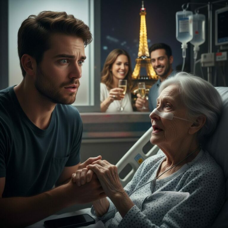 “The steady beep of the ICU monitor was the only thing keeping my world from shattering. As I held my grandma’s frail hand, her eyes suddenly snapped open, filled with a primal terror. She gripped my arm with impossible strength and wheezed, ‘They didn’t just leave, Leo… they left me to die so the money would flow.’ My blood ran cold. My parents weren’t just on vacation; they were celebrating a crime.”