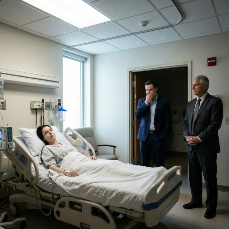 Mi esposo se negó a pagar la cirugía que me salvó la vida después del accidente y, mientras se marchaba, le dijo al médico: «No voy a pagar por una esposa herida. No quiero desperdiciar dinero».  Yo permanecí allí, en silencio, sin fuerzas para hablar. Tres días después regresó solo para recoger su reloj. Se quedó paralizado en la puerta cuando se dio cuenta de quién era yo en realidad…