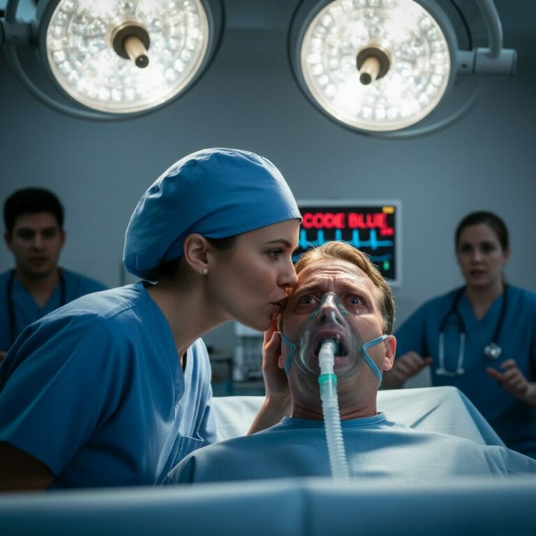 For five years, he treated me like dirt. ‘You’re just a nurse,’ he’d sneer, smelling of another woman’s perfume. Now, he’s gasping on my operating table, eyes wide with terror. I leaned down, the scalpel cold in my hand, and whispered: ‘The ordinary nurse is the only one who can save you… or let you go. Goodbye, darling.’ His monitor flatlined before I even finished