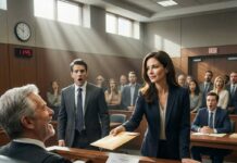 At our divorce hearing, my husband smirked and bragged, “I’ll finally live off her fortune.” Laughter rippled through the courtroom. I didn’t react. I simply slid an envelope toward the judge and whispered, “Please check the date on his signature.” The judge froze—then burst out laughing. My husband’s face drained of color. That was the moment everything flipped… and the real truth was about to surface.