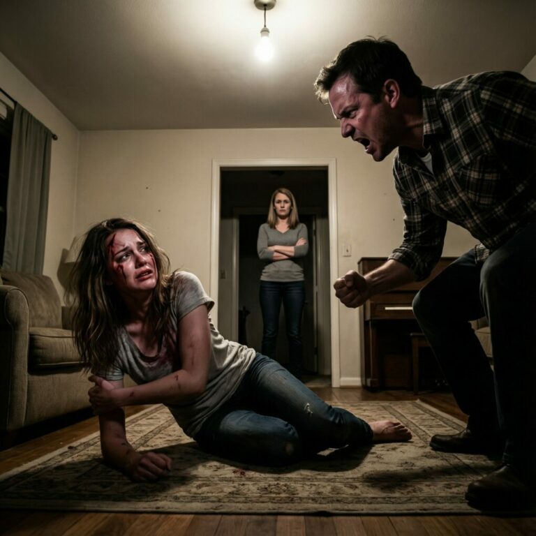 My brother-in-law assaulted me—bloody face, dislocated shoulder. My sister just said “You should’ve signed the mortgage.” All because I refused to be their guarantor. I dragged myself to my parents’ door, begging for help, then collapsed. What happened next even the police were horrified…