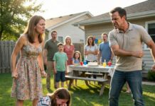 At my daughter’s 12th birthday, everything exploded in seconds. My nephew tore open her gift and screamed, “The MacBook is mine now!” When I demanded he give it back, my father grabbed it and smashed it on the floor, roaring, “This is what selfish kids deserve!” My daughter sobbed in shock. Guests froze. And that was the moment I realized this party was about to end our family forever…