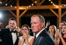 At my daughter’s wedding, my son-in-law ordered me to hand over the keys to my farm in front of two hundred guests. When I said no, he slapped me so hard I lost my balance. I walked out and made a call… he went hysterical when he saw who it was!