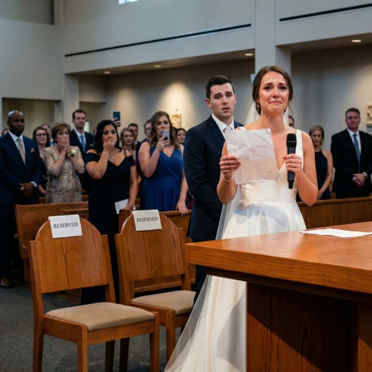 La mañana de mi boda desperté en una casa vacía y con un solo sobre sobre la mesa de la cocina. “Disfruta tu gran día sola”, había escrito mi hermana. “Estamos en París con la verdadera hija de la que estamos orgullosos”.  Mis manos temblaban, el velo ya estaba puesto, y aun así sonreí entre lágrimas. No debiste haber dejado esa carta, Emily, pensé. No tienes idea de lo que sé… ni de lo que estoy a punto de hacer.