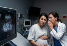 During my ultrasound, the doctor’s hands suddenly shook. She pulled me aside and whispered, ‘You need to divorce your husband. Now.’ My stomach dropped. ‘What? Why would you say that?’ She leaned closer, eyes full of terror. ‘No time to explain. You’ll understand when you see this.’ And when she turned the screen toward me… my blood froze—then my rage erupted like nothing I’d ever felt.