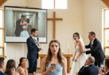 I always thought the hardest moment of my life would be watching my brother say “I do” to another woman. I was wrong. Behind the altar, I caught my husband and my future sister-in-law whispering, fingers brushing, eyes locked. “Do you see that?” I hissed. My brother just grinned. “Relax,” he whispered, “the real wedding starts after this.” In that second, I realized—I might be the only one who doesn’t know the script.