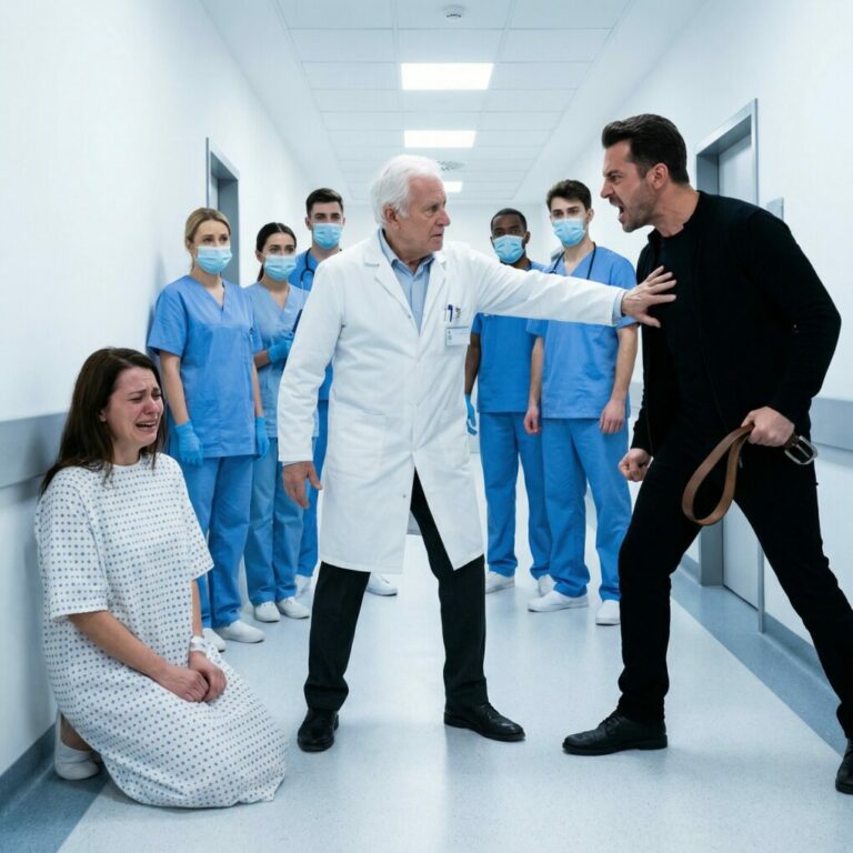 My husband hurt me every day. I learned to hide the bruises, to lie with a smile. But that night, everything went dark. When I woke up in the hospital, I heard him whisper, ‘She fell down the stairs.’ The doctor looked at me, then at him, and said quietly, ‘Sir… this wasn’t an accident.’ That was the moment my husband stopped breathing—and my nightmare began.