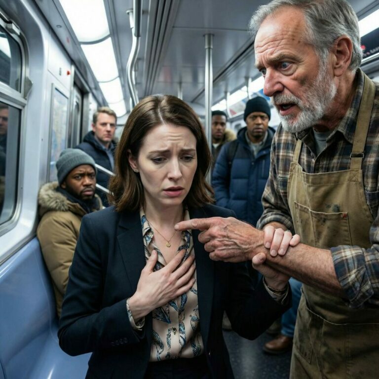 Every morning the nausea got worse, but every doctor shrugged. On the subway, an old jeweler grabbed my wrist, his eyes widening at my necklace. “Take that off,” he whispered, trembling. “There’s something inside the pendant.” My blood ran cold. “My husband gave it to me,” I stammered. What could he possibly have hidden around my neck… and why?