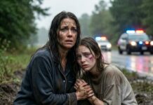 I thought it would be a normal morning—coffee, emails, kiss my husband goodbye. Instead, I found my little sister half-dead in a muddy ditch, clothes ripped, face swollen, fingers clawed into the earth. She grabbed my wrist, eyes rolling back, and choked out one word: “Ethan… your husband…” Then she slipped into a coma, leaving me with one question burning in my chest—what if the man I love is a monster?