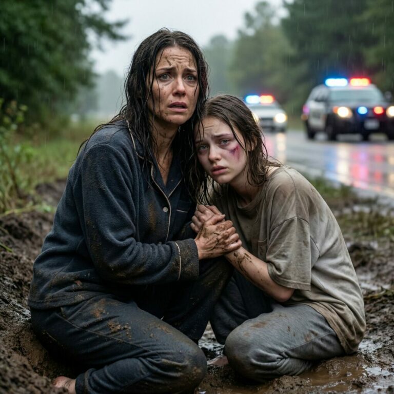 I thought it would be a normal morning—coffee, emails, kiss my husband goodbye. Instead, I found my little sister half-dead in a muddy ditch, clothes ripped, face swollen, fingers clawed into the earth. She grabbed my wrist, eyes rolling back, and choked out one word: “Ethan… your husband…” Then she slipped into a coma, leaving me with one question burning in my chest—what if the man I love is a monster?