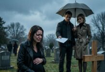 I found out I was pregnant the same week my father died—and my husband chose that moment to smile like a stranger. “Your dad’s gone,” he said, tossing my suitcase to the porch. “No more safety net.” His mistress stepped in, stroking my belly. “Poor thing. What will you live on now?” I swallowed my tears and whispered, “You really think he left me nothing?” When the lawyer walked in with my father’s final letter, their faces went white…