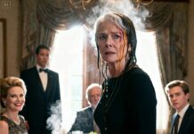 At dinner, my son’s mother-in-law threw hot soup in my face and smiled: ‘That’s what you deserve!’ My son said, ‘She’s right, Mom!’ I said nothing. I just wiped my burning face and left. But before leaving, I made one quick call. What happened next… they never forget.