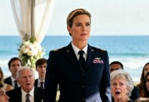 At my sister’s wedding, I saw my parents again after eighteen years—nearly twenty—since they walked away from me. “Be grateful Madison still pities you,” they sneered, like pity was the only seat I’d earned in their world. Then the groom grabbed the mic, smiled, and said, “Admiral, front row,” and I watched my parents’ faces go pale.