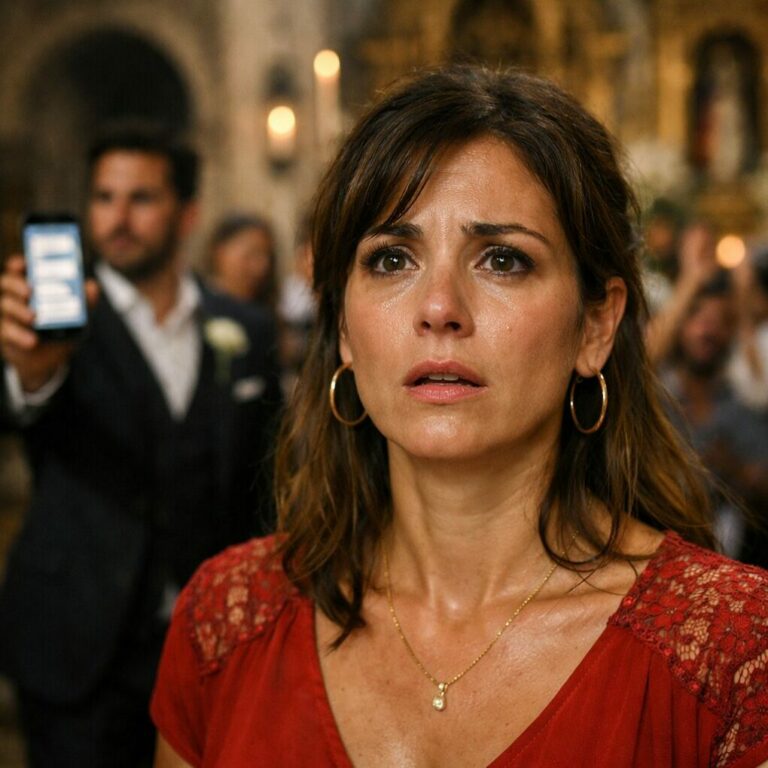 Nunca pensé que una boda pudiera oler a traición. En la iglesia de San Isidro, mientras sonaban las campanas y todos aplaudían, vi a mi marido desaparecer detrás de la sacristía con Laura, mi cuñada. Los seguí y los encontré besándose, desesperados. Temblando, miré a mi hermano Javier. Él me guiñó un ojo y susurró: “Tranquila… el espectáculo acaba de empezar”.