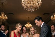 I was on my knees in a ballroom full of millionaires when she laughed and said, “Crawl. That’s all you’re worth.” Champagne soaked through my uniform while 200 people recorded my humiliation. I thought my life was over—until a stranger’s voice cut through the silence: “Let her stand.” What happened next didn’t just save me… it destroyed empires. And I never saw it coming.