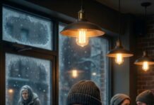 He said it like a verdict: “Mom, don’t come to Christmas dinner. We need a healthy family.” The word sick stung harder than my diagnosis. Hours later, in a café, I slid my last ten dollars across the counter for a shivering homeless woman. She warmed her hands, met my eyes, and whispered, “You deserve the truth.” As she left, she pressed a folded note into my palm. I opened it—and my blood ran cold…