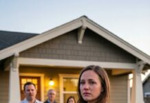 I found the plane ticket tucked inside his sock drawer—two seats, not one. When I confronted him, he laughed: “It’s just a work trip.” Then his phone lit up with her message: “We’re bringing my family too!” I didn’t cry. I called a realtor. Signed the papers. Packed every photo, every secret, every receipt of betrayal. The day they returned, he yelled, “Where’s our house?!” I smiled: “Not yours anymore.” And as my passport stamped, I wondered… who would he blame next?