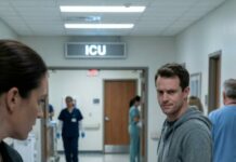 They wheeled my body past him like I was just another case file—eight months pregnant, bruises blooming on my wrists and ankles. Through the fog of coma, I still heard his voice, soft as prayer: “Please… save them.” Then a second whisper, meant for no one—except me: “Finally.” I felt it: the curl of his lips, the smile he tried to hide. He thinks silence protects him. He forgot I’m still here… and I remember everything.