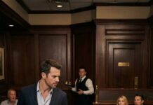 I froze with my fork mid-air when Mom pointed to the restroom like it was a seat of honor. “Go eat in there,” she said, smiling for my sister’s new in-laws. “Pregnant women don’t belong at nice tables.” My sister leaned in, voice like venom: “She’s making everyone uncomfortable with her condition.” My wife’s hand trembled over her belly—our baby kicked. And that’s when I stood up… and decided who would really be uncomfortable next.