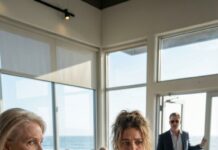 I kept my smile small as the bell over the café door chimed—then my breath caught. The woman who stepped in wore pearls and quiet authority, her eyes clouded, her cane tapping like a countdown. “Are you… Lien?” she asked, voice soft but cutting. I froze. How did she know my name? She leaned closer. “My son can’t see what you did for him.” My tray trembled. “Ma’am, I—” She smiled. “Good. Then you’ll tell me the truth.” And that’s when the real test began.