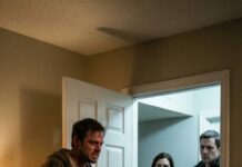 The night she left, the door clicked shut and my world went silent—except for my autistic daughter humming in the dark. “Please… I can’t do this alone,” I begged my parents. “Don’t call again,” my father snapped. Bills piled up, my hands shook, and I whispered, “We’re going to lose everything.” Then my daughter pressed a paint-stained palm to my cheek and said, “Daddy… look.” On the paper was something that didn’t feel possible. And that was only the beginning.