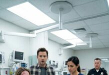 His mother leaned over me and hissed, “You’re nothing.” Before I could speak, my husband roared, “How dare you disrespect her!” and his fists crashed into my ribs—six months pregnant, I folded to the floor. I remember blood, sirens, the fluorescent burn of the ER. He was still shouting until the nurse checked my chart, looked up, and said, “Ma’am… you’re not carrying his baby.” And that’s when he stopped breathing.