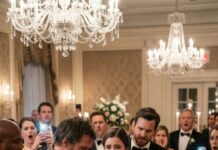 On my wedding day, the music was perfect—until a homeless man sneaked in, whispering, “Please… just one bite.” Humiliated, I hissed at the security, “Get him out. Immediately.” He struggled. “Please! I’m hungry.” When they yanked at his sleeve, a birthmark appeared on his wrist. My heart sank. It was the exact same birthmark my father had had, the one that had disappeared ten years earlier. “Dad…?” I exclaimed. The entire wedding hall fell silent.