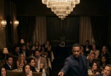 Emily Carter stepped into a luxury restaurant in Los Angeles, cradling her sleeping daughter. “Please… just a bite. She hasn’t eaten all day.” The waiter sneered, “People like you aren’t welcome here,” and raised his hand to shove her out. Then a calm voice cut through the silence: “Touch her—and you’ll regret it.” A young billionaire, Leon Harrington, stood up… and what he did next would shame the entire room.