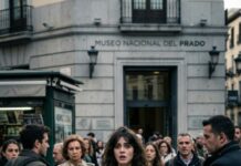 Estaba en el museo cuando una mujer me deslizó una nota: “Actúa normal. Sonríe. Sal cuando yo salga.” Sentí un escalofrío. Se acercó a mi oído y susurró: “Ese hombre te está siguiendo.” Tragué saliva, fingí reír… y entonces escuché pasos detrás de mí. Al girarme, se me heló la sangre. “No mires ahora”, me dijo ella. Pero ya era tarde… ¿por qué estaba aquí?