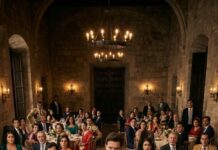 En nuestra cena de boda, mi esposo jaló el mantel con toda la comida y gritó: “¡Ahora transferirás tu herencia a mi nombre!”. Cuando se fue por el abogado, preparé una sorpresa. Cuando regresó, estaba desesperado porque…