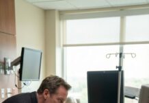 “I didn’t fall,” I told the nurse through blood-stained lips. “He hit me.” The cold hospital floor burned my cheek as alarms screamed and my stepfather stood over me, shaking with rage. Three days after surgery, he said I was faking. As the police rushed in, one thought echoed in my head: If he can do this here… what has he already done at home?