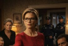 En Acción de Gracias, mi hijo alzó su copa: “¡Por la mujer que me enseñó exactamente en qué NO convertirme!”. Las risas estallaron. Me levanté, le besé la frente y susurré: “Por eso cambié el testamento esta mañana… felices fiestas”. El silencio cayó como un disparo. Sus ojos se abrieron, pálidos. “Mamá… ¿qué hiciste?”. Sonreí. “Aún no has visto lo peor”. Y entonces abrí el sobre.