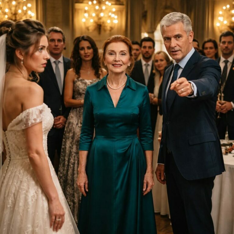 Nunca olvidaré la noche en que mi nuera me miró con desprecio y dijo en voz alta: “Tú no perteneces aquí. Este lugar no es para gente pobre.” Las risas cortaron el aire… hasta que alguien se levantó entre la multitud. Con voz firme declaró: “Se equivoca. Ella es la invitada más importante de esta boda.” Entonces, todos entendieron quién tenía realmente el poder.