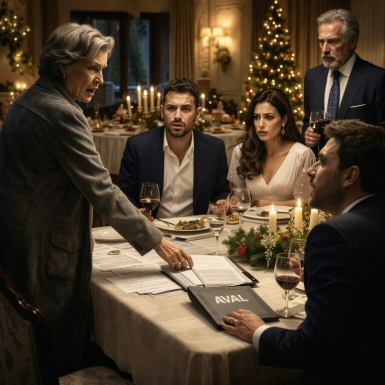 Mi hijo me miró sin parpadear: “Mamá, no vengas a la cena de Navidad… su familia se sentiría incómoda contigo”. Sentí que el suelo se abría. En un café, gasté mis últimos 10 dólares en un café para una mujer temblando. Antes de irse, me apretó una nota en la mano y susurró: “Léelo cuando estés sola”. La abrí… y mi sangre se heló. ¿Cómo sabía eso de mí?