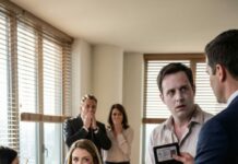 I wiped the blood from my lip and said nothing when he left bruises on my face. By dawn, the kitchen smelled like garlic and caramelized onions—my “peace offering.” He walked in, grinning. “Good. You finally learned.” I set the last plate down and whispered, “I did.” Then he froze—because the seat across from him wasn’t empty. “You invited who?” his voice cracked. I only smiled as the chair scraped back… and the real meal began.