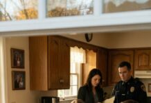 My son hit me last night and I stayed quiet. This morning, I laid out my lace tablecloth, baked a full Southern breakfast, and set the good china like it was Christmas. He came downstairs, saw the biscuits and grits, smirked, and said, “So you finally learned,” but his face changed the second he saw who was sitting at my table.