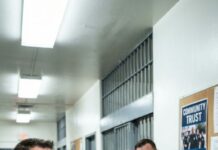 Sheriff Sarah Johnson thought she was just heading home for her brother’s wedding—until a taxi driver warned her about a cop who extorted drivers on a lonely highway. Minutes later, flashing lights pulled them over. In a red dress and no badge, Sarah walked straight into a trap.